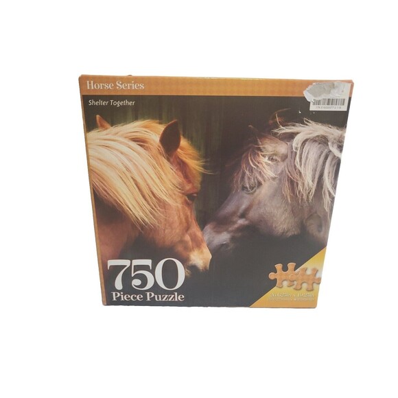 Creative Horse Series Shelter Together 750 Piece Puzzle 26.625” x 19.25” NIB - Picture 5 of 12